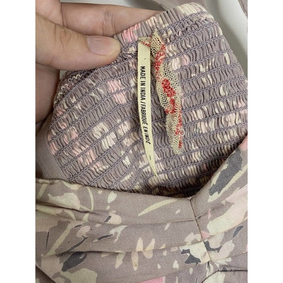 Free People Sunkissed Summer floral tulle open back dress sleeveless Size 2 - Picture 4 of 7